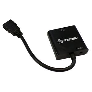 Adaptador Hdmi A Vga, Largo 25.5 Cm Con Cable De Audio 506-413