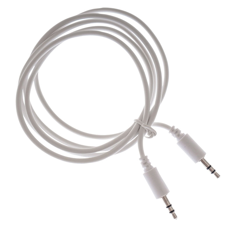 10169 - CABLE DE AUDIO 3 5MM, 1 2M, BLANCO
