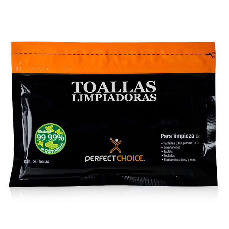 15677 - TOALLAS ANTIESTATICAS PARA COMPUTO C/20PZAS