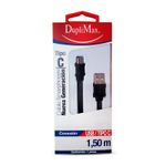 13857 - CABLE USB TIPO A 2 0  A USB TIPO C, 1 5M, COLOR NEGRO