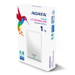 17001 - DISCO DURO EXTERNO 2 5" DE 1TB ADATA HV620S USB 3 0 BLANCO