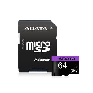 Memoria Micro Sdhc 64Gb Clase 10 Uhs-I, Adata Ausdx64Guicl10-Ra1