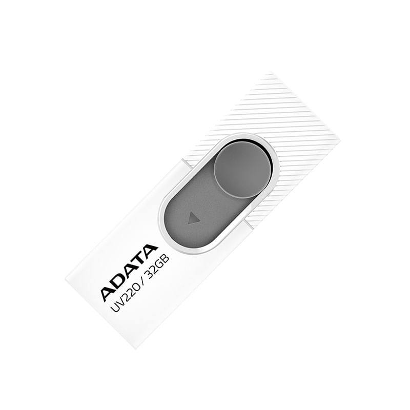 14619 - MEMORIA USB 32GB 2 0 ADATA UV220, BLANCO/GRIS