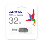 17057 - MEMORIA USB 32GB 2 0 ADATA UV220, BLANCO/GRIS