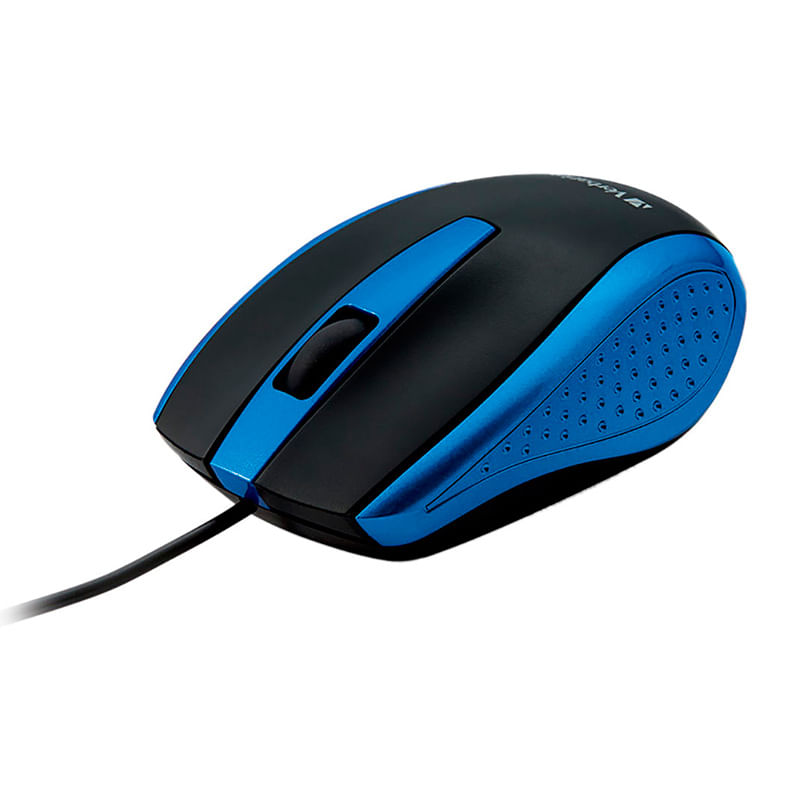12620 - MOUSE ALAMBRICO OPTICO USB AZUL