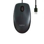 12618 - MOUSE ALAMBRICO M100 NEGRO
