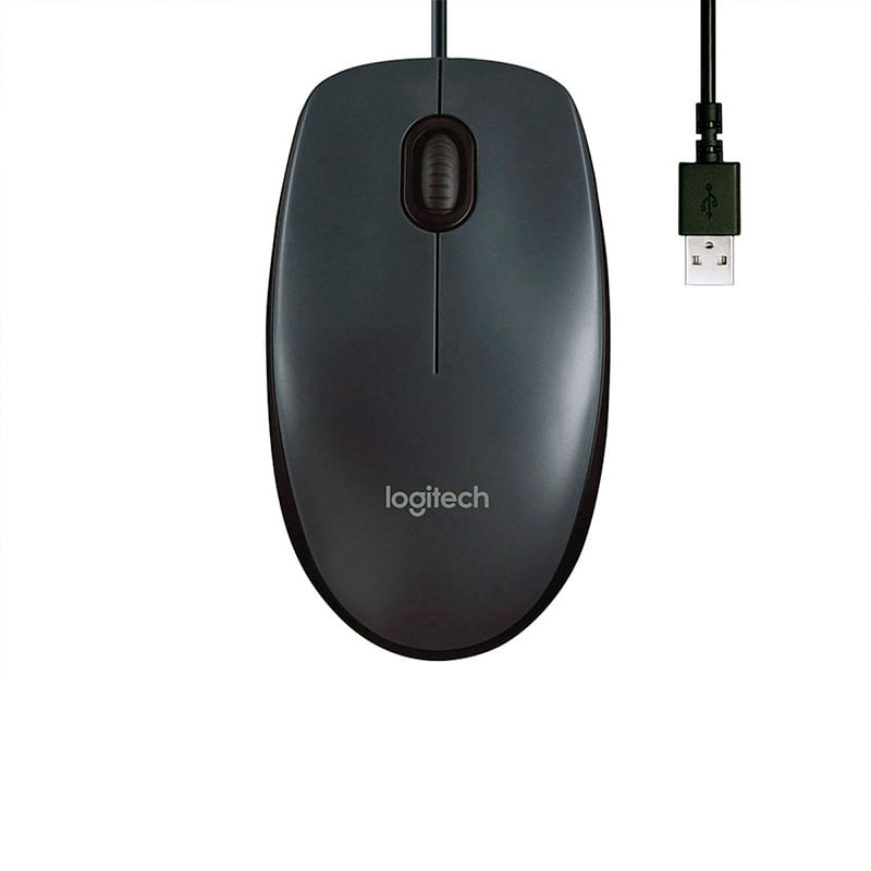 12618 - MOUSE ALAMBRICO M100 NEGRO