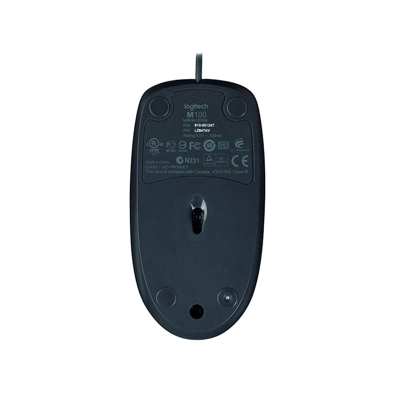 17085 - MOUSE ALAMBRICO M100 NEGRO
