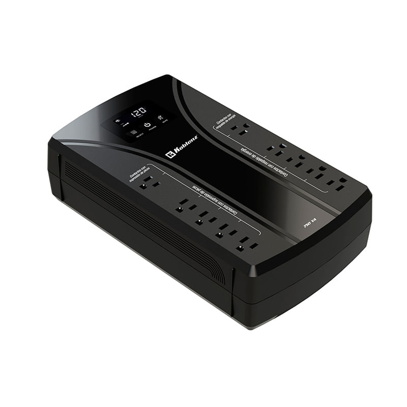17099 - NO BREAK KOBLENZ 7522-USB, PANEL LCD, 750VA/420W, 10 CONTACTOS