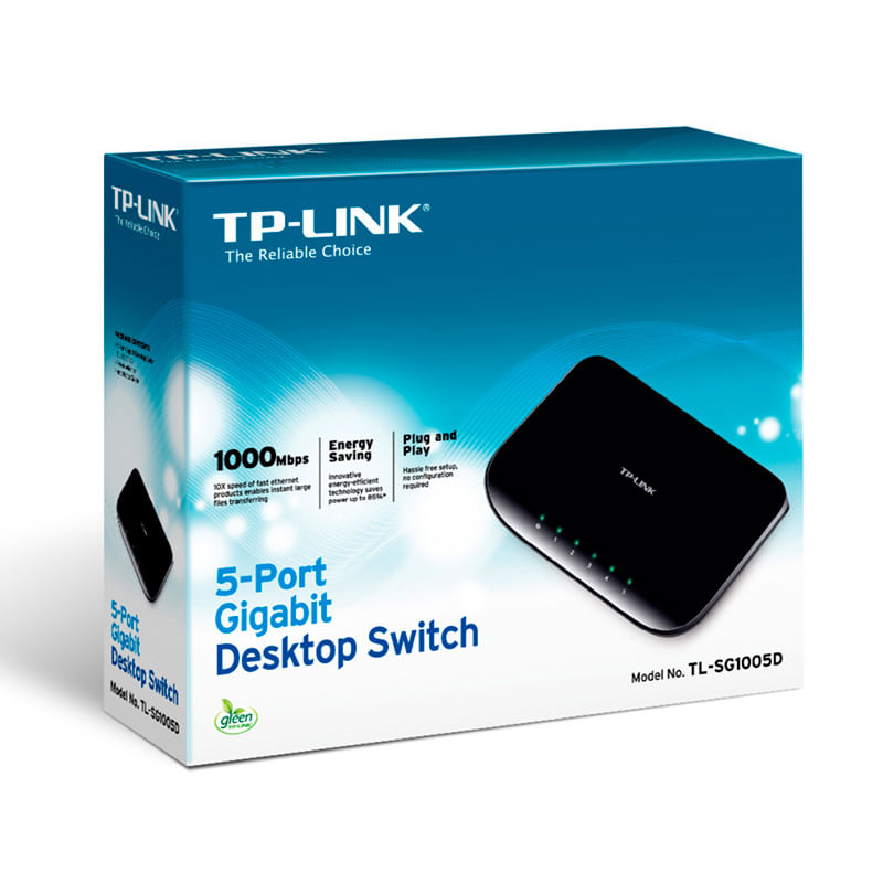 17110 - SWITCH 5 PUERTOS 10/100/1000 MBPS GIGABIT