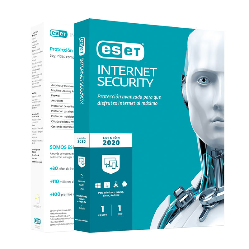 17159 - ANTIVIRUS ESET INTERNET SECURITY 1 USUARIO V13 V2020