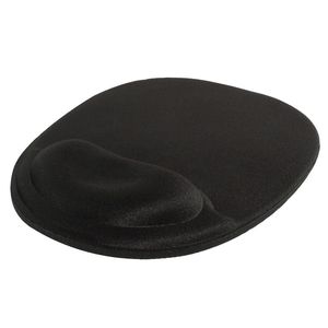 Tapete Para Mouse Ergonomico De Gel Negro Pc-041078