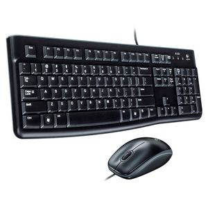 Kit Teclado Y Mouse Alambrico Mk120 Clasico Usb Negro 920-004428