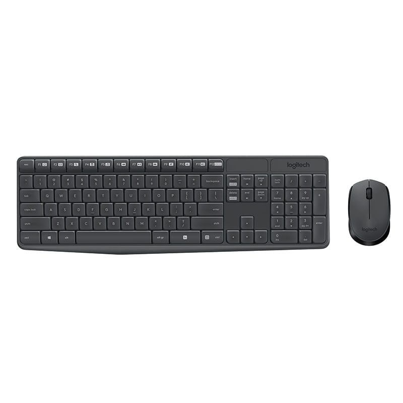 12714 - KIT TECLADO Y MOUSE INALAMBRICO MK235