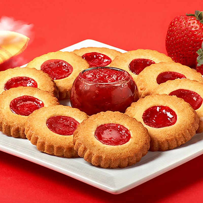 46727 - GALLETA TUBO TARTALETAS FRESA 105GR