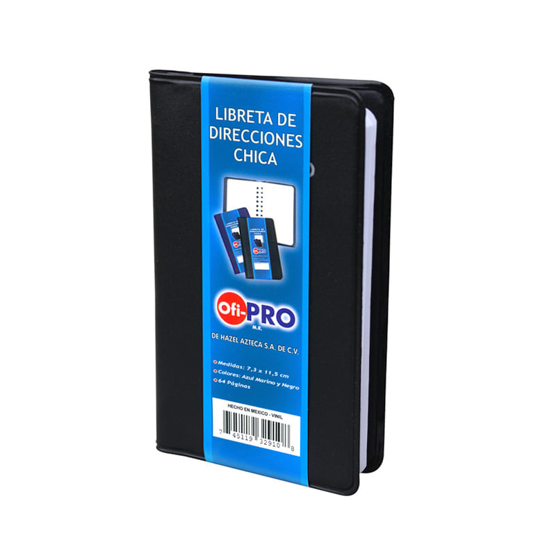 9511 - DIRECTORIO NEGRO MINI VINIL ECONOMICO