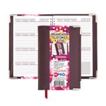 12879 - ORGANIZADOR DE CITAS TELEFONICO SEMANAL DE LUJO VINO