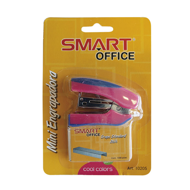 10089 - ENGRAPADORA PLASTICA MINI COOL DUO C/1000 GRAPAS BLT