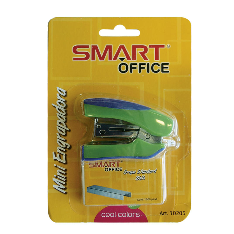 17243 - ENGRAPADORA PLASTICA MINI COOL DUO C/1000 GRAPAS BLT