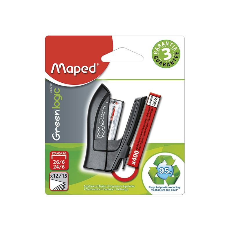 10154 - ENGRAPADORA PLASTICA MINI GREENLOGIC BLT C/400 GRAPAS