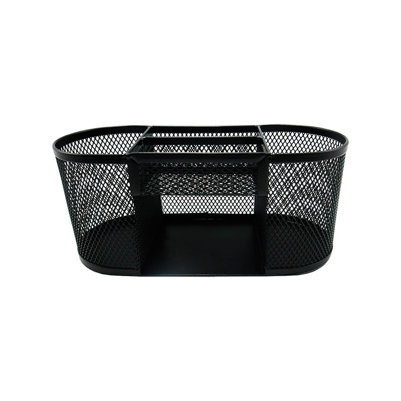 10515 - ORGANIZADOR DE MALLA METALICA 5 SECCIONES NEGRO