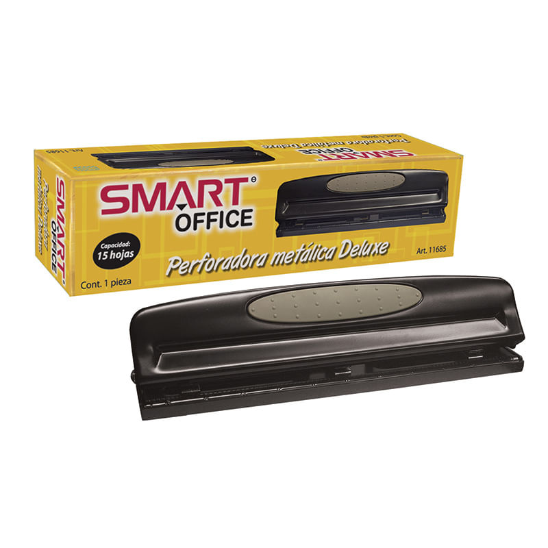 17514 - PERFORADORA METAL 3 ORIFICIOS P/15HJS DELUXE