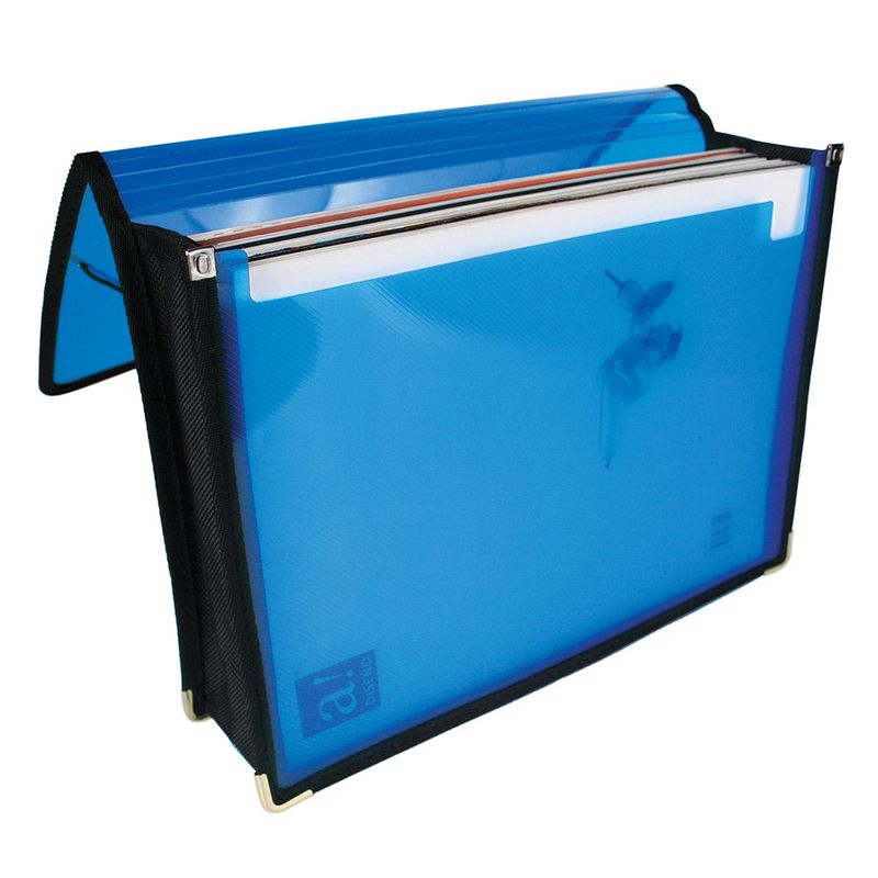 17521 - PORTADOCUMENTOS CARTA CON ELASTICO COLORES POLY