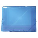 15335 - PORTADOCUMENTOS CARTA CON LIGA COLORES SURTIDOS PLASTICO TRANSP