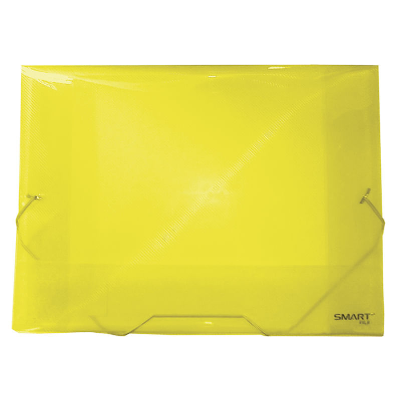 17524 - PORTADOCUMENTOS CARTA CON LIGA COLORES SURTIDOS PLASTICO TRANSP