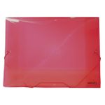 17526 - PORTADOCUMENTOS CARTA CON LIGA COLORES SURTIDOS PLASTICO TRANSP