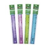 17621 - REGLA PLASTICA 30CM BLT COLORES SURTIDOS