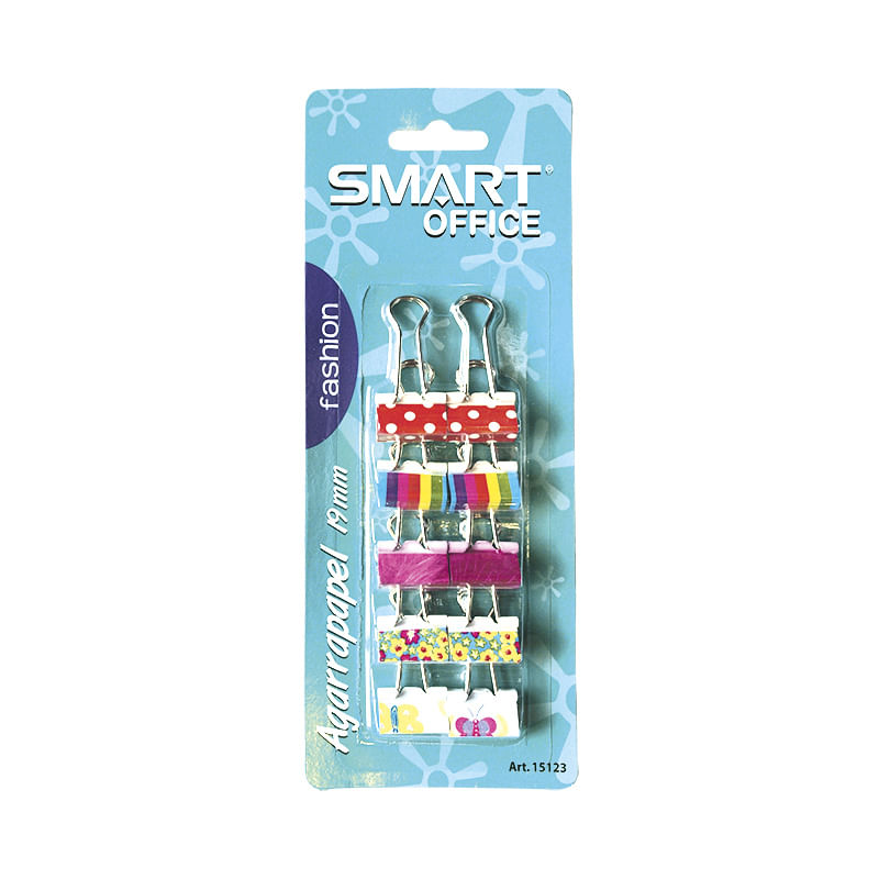 14761 - SUJETA DOCUMENTOS 19MM FASHION BLT CON 10PZAS