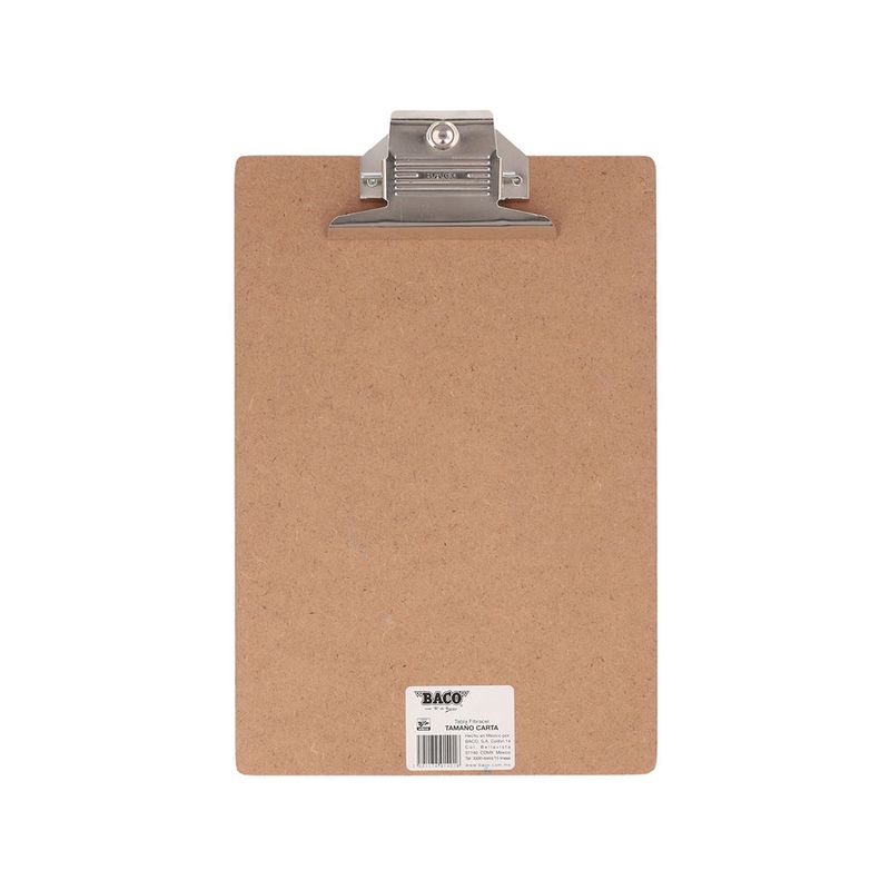 15224 - TABLA FIBRACEL CARTA CON CLIP AGARRA PAPEL