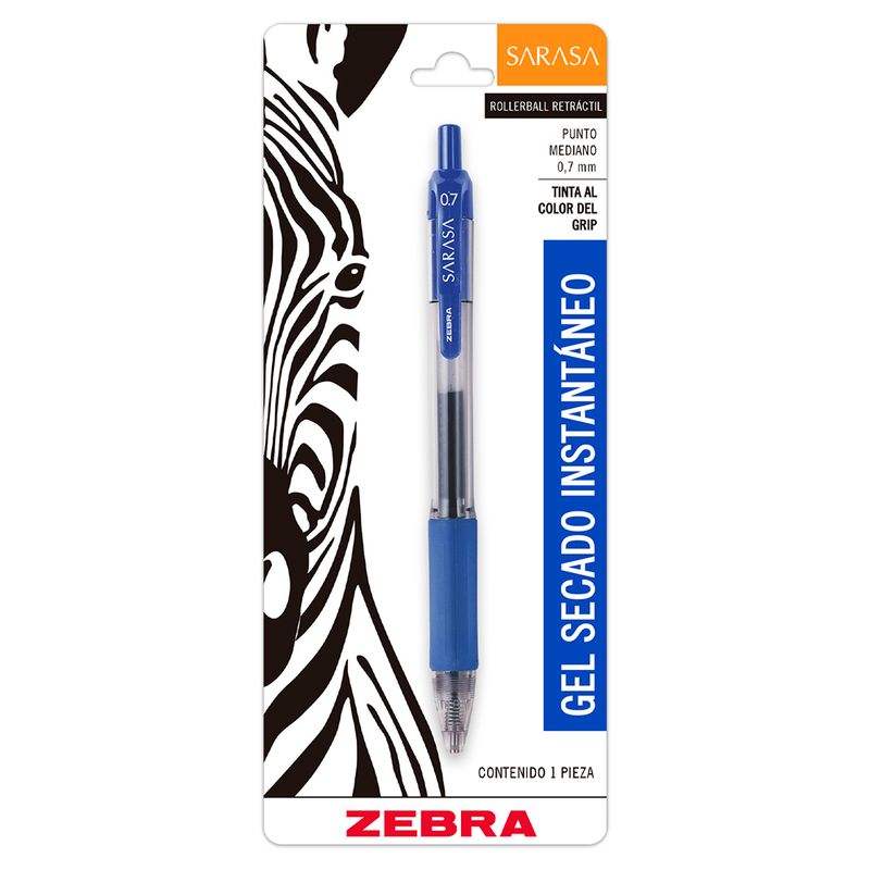 12376 - BOLIGRAFO MEDIANO GEL AZUL SARASA BLT