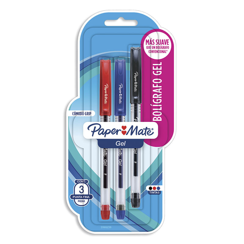 12304 - BOLIGRAFO FINO GEL STICK SURT C/3PZS 100ST