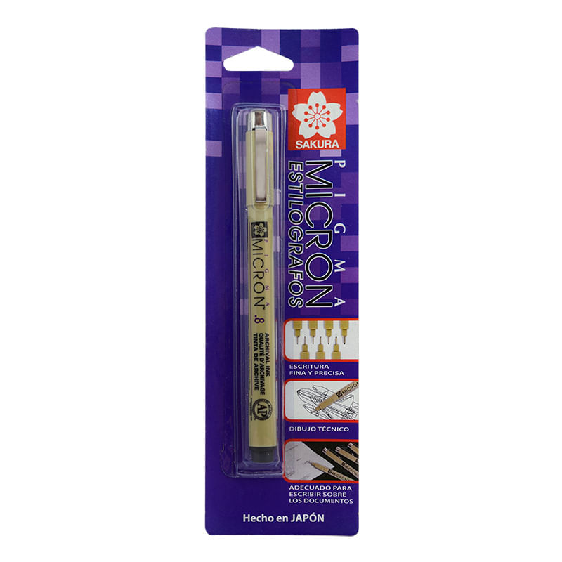 ESTILOGRAFO DESECHABLE 008MM SAKURA