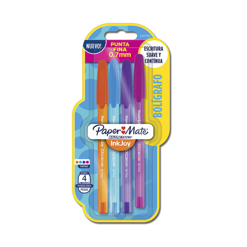 14901 - BOLIGRAFO FINO FASHION CON 4 KILOMETRICO