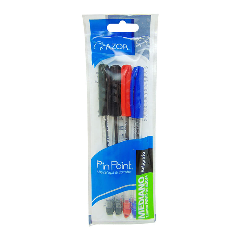 BOLIGRAFO MEDIANO STICK PINPOINT C/4 NRA