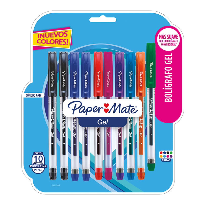 28953 - BOLIGRAFO GEL BLT CON 10 COLS SURTIDOS
