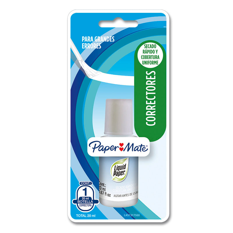 CORRECTOR LIQUIDO BOTE 20ML LIQUIDPAPER BLT