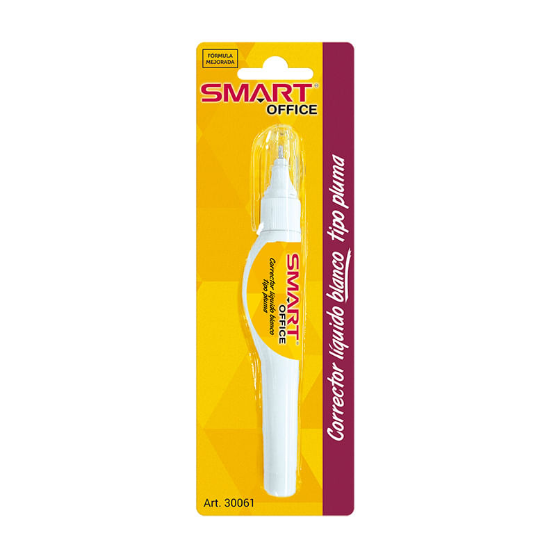 CORRECTOR LIQUIDO TIPO PLUMA 7ML SMART BLT