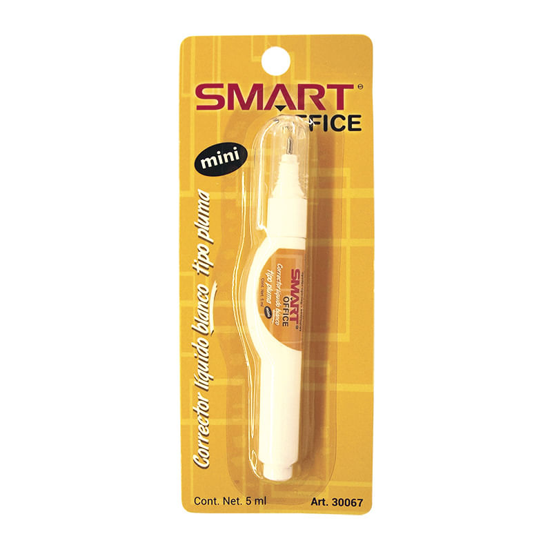 CORRECTOR LIQUIDO TIPO PLUMA 35ML MINI SMART BLT