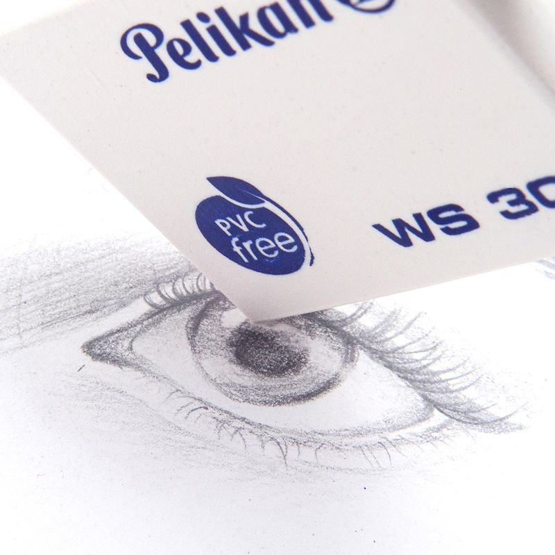 45240 - GOMA BORRAR MEDIANO BLANCA BOL/4 WS30