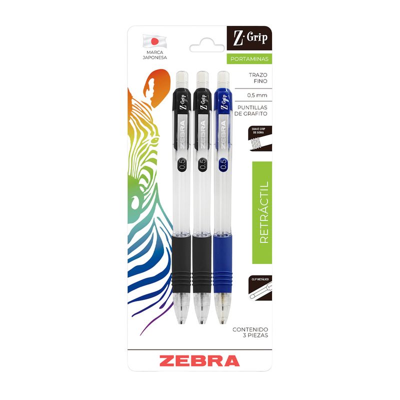 9550 - LAPICERO 0 5 SURTIDOS CON 3 Z-GRIP