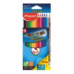 9730 - LAPICES DE COLOR 12-L TRIANGULAR COLOR'PEPS 4MM