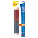 10352 - LAPIZ BICOLOR HEXAG DELG VERITHIN CON 4