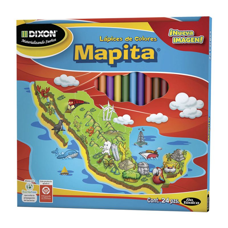 LAPICES DE COLOR 24-L RED MAPITA