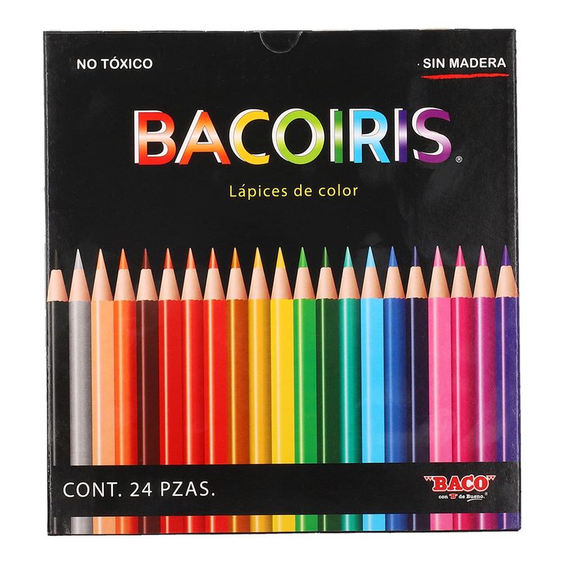 10049 - LAPICES DE COLORES 24-L BACOIRIS