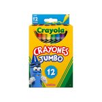 11035 - CRAYON REDONDO JUMBO CON 12 CRAYOLA