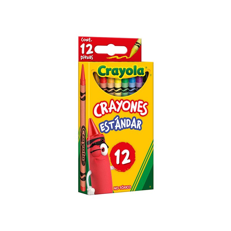 30921 - CRAYON REDONDO ESTANDAR CON 12 CRAYOLA